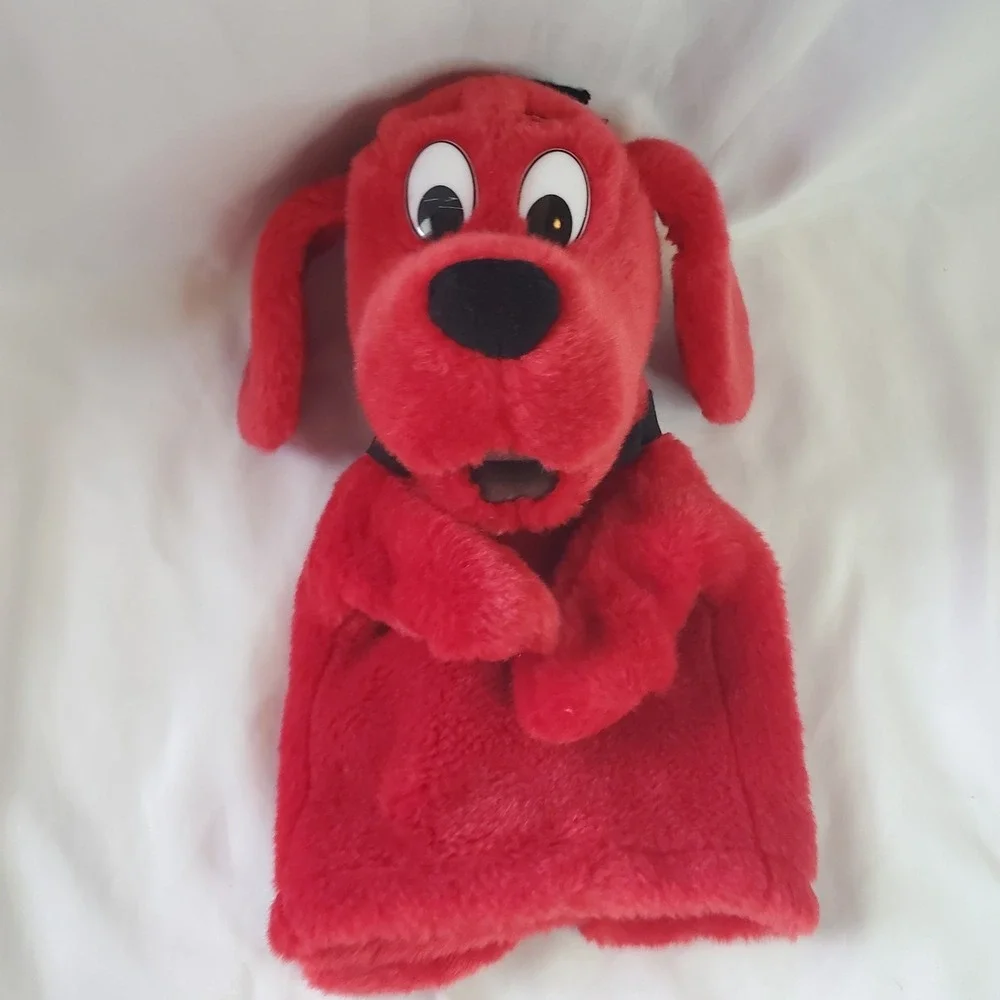 Vintage Scholastic Clifford‎ Plush Hand Puppet Red Dog Merry Makers 1995 10